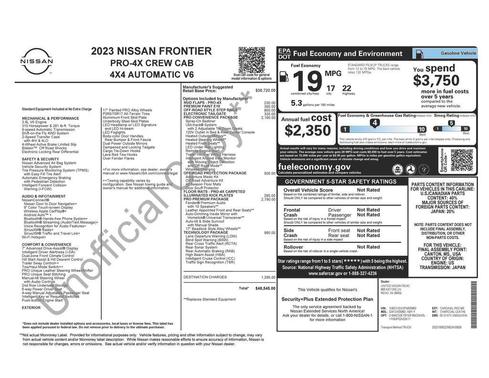 Cardinal Red Metallic Tricoat 2023 Nissan Frontier PRO-4X