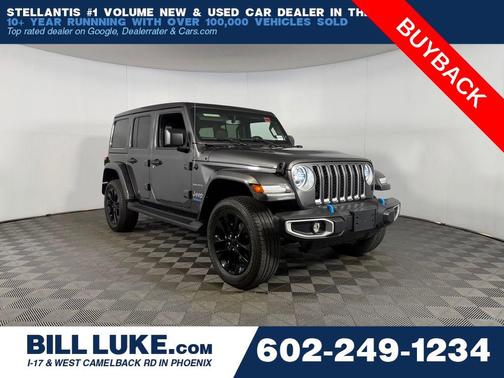 Granite Crystal Metallic Clearcoat 2022 Jeep Wrangler Unlimited 4xe Sahara