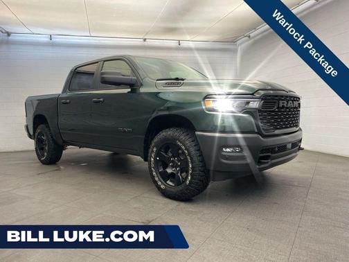Green 2026 RAM 1500 Warlock Crew Cab 4x4 5'7' Box