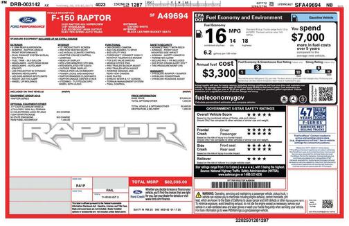2025 Ford F-150 Raptor