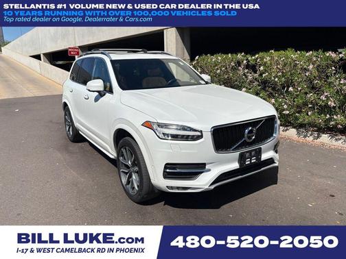 Crystal White 2018 Volvo XC90 T6 Momentum