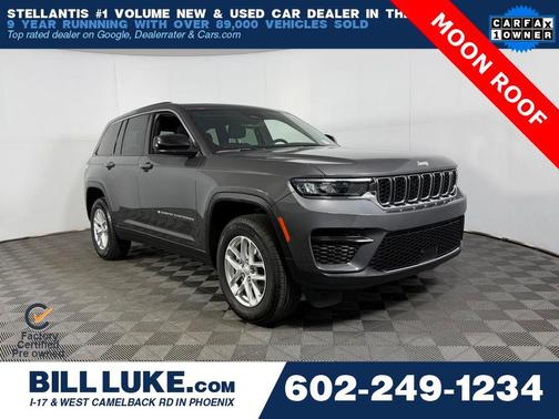 Baltic Gray Metallic Clearcoat 2024 Jeep Grand Cherokee Laredo