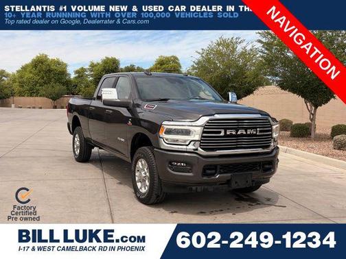 Granite Crystal Metallic Clearcoat 2024 RAM 2500 Laramie Crew Cab 4x4 6'4' Box