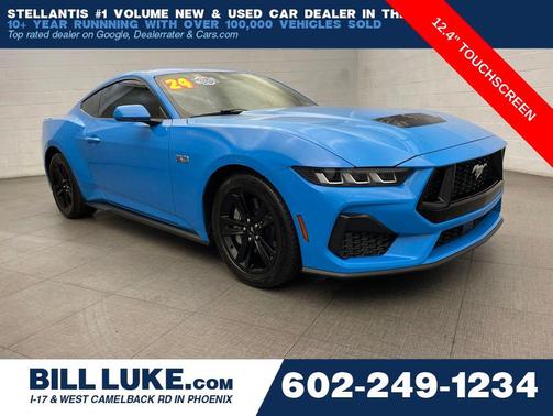 Grabber Blue Metallic 2024 Ford Mustang GT