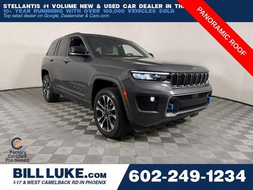 Baltic Gray Metallic Clearcoat 2022 Jeep Grand Cherokee 4xe Overland