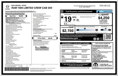 2022 RAM 1500 Limited