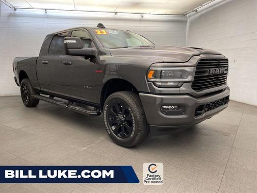 Granite Crystal Metallic Clearcoat 2024 RAM 3500 Laramie Mega Cab 4x4 6'4' Box