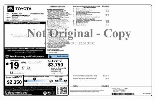 2023 Toyota Tundra Limited