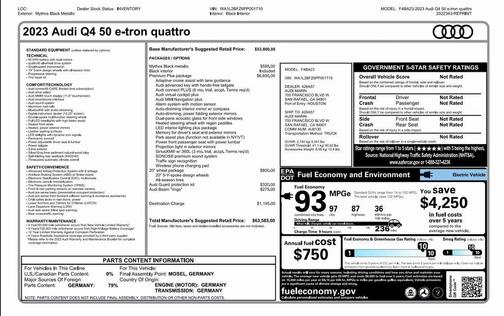 2023 Audi Q4 e-tron Premium Plus 50 quattro