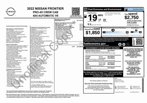 2022 Nissan Frontier PRO-4X
