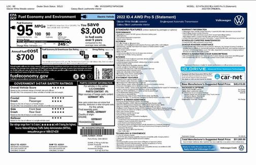 2022 Volkswagen ID.4 AWD Pro S