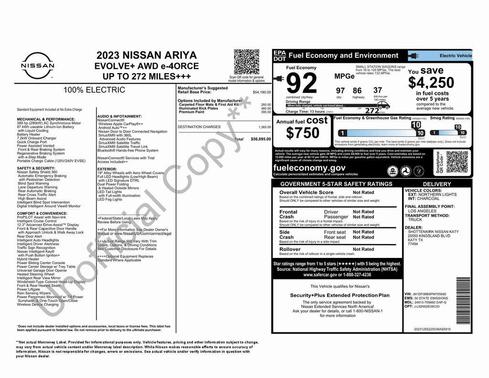 2023 Nissan ARIYA EVOLVE+