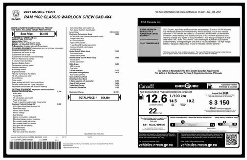 2021 RAM 1500 Classic SLT