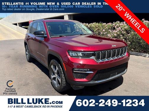 Velvet Red Pearlcoat 2023 Jeep Grand Cherokee Limited