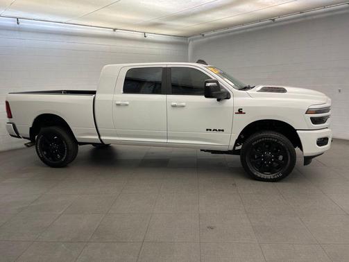 Bright White Clearcoat 2025 RAM 2500 Laramie Mega Cab 4x4 6'4' Box