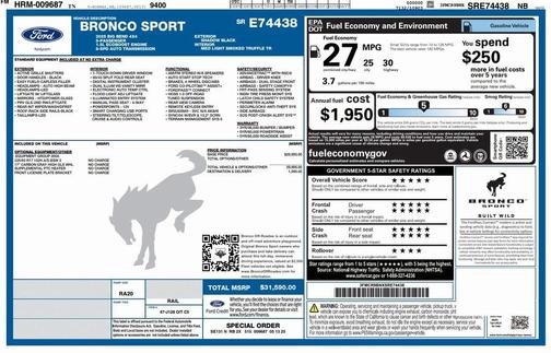 2025 Ford Bronco Sport Big Bend