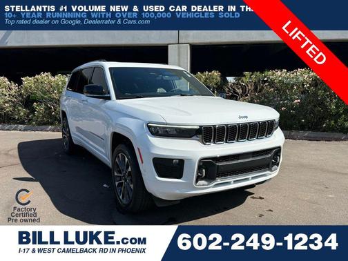 Bright White Clearcoat 2021 Jeep Grand Cherokee L Overland