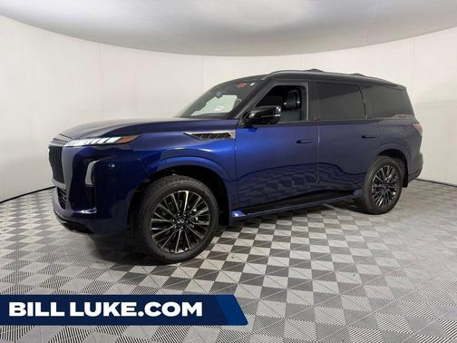 Grand Blue/Black Obsidian 2025 INFINITI QX80 AUTOGRAPH AWD