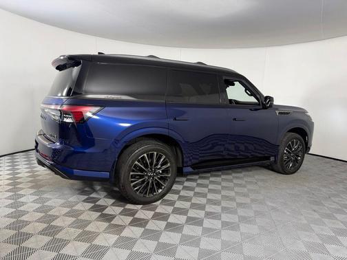 Grand Blue/Black Obsidian 2025 INFINITI QX80 AUTOGRAPH AWD