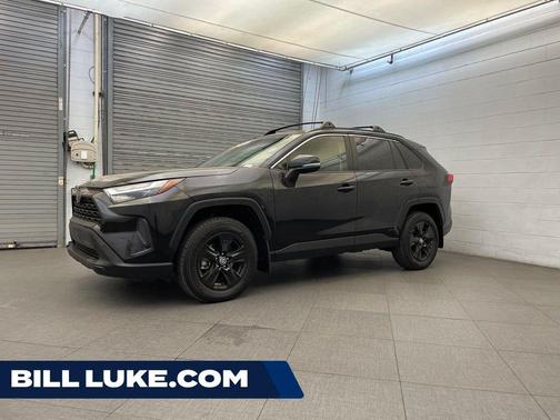 Midnight Black Metallic 2025 Toyota RAV4 Hybrid XLE