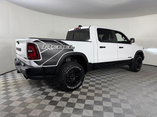 Bright White Clearcoat 2025 RAM 1500 Rebel