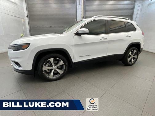 Bright White Clearcoat 2021 Jeep Cherokee Limited