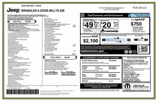 2024 Jeep Wrangler 4xe Willys