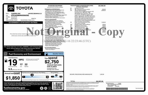 2022 Toyota Tundra Limited