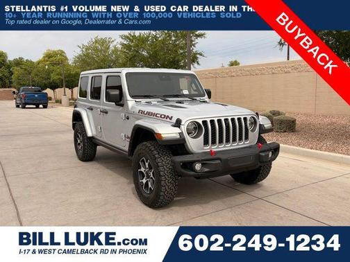 Silver Zynith Clearcoat 2022 Jeep Wrangler Unlimited Rubicon