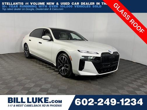 Mineral White Metallic 2023 BMW 740 i