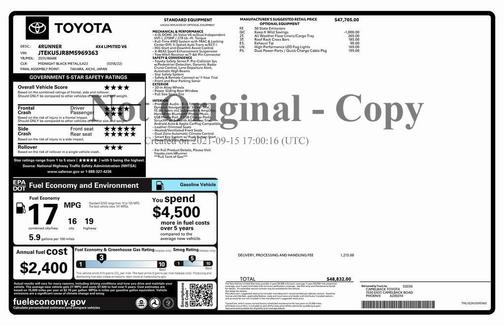 2021 Toyota 4Runner Limited