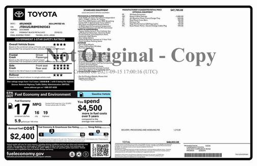 2021 Toyota 4Runner Limited