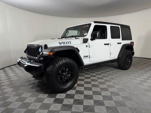 Bright White Clearcoat 2024 Jeep Wrangler 4xe Willys