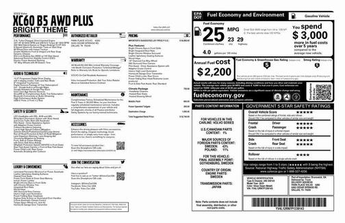 2023 Volvo XC60 B5 Plus Bright Theme