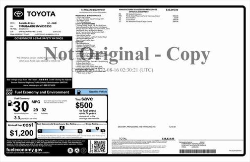 2022 Toyota Corolla Cross LE