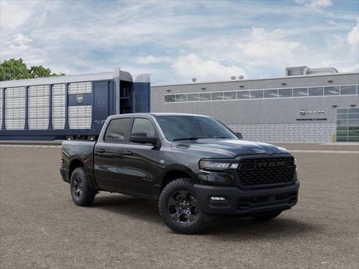 Diamond Black Crystal Pearlcoat 2026 RAM 1500 Warlock Crew Cab 4x4 5'7' Box