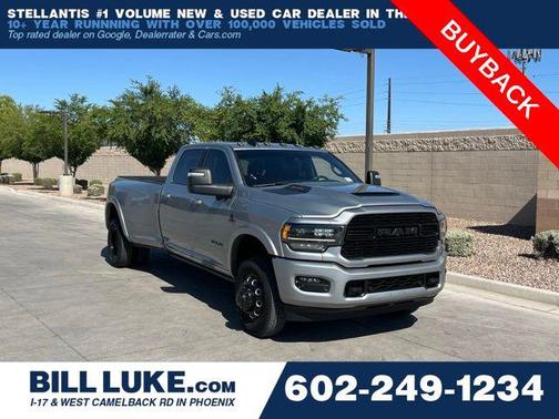 Billet Silver Metallic Clearcoat 2024 RAM 3500 Limited Crew Cab 4x4 8' Box