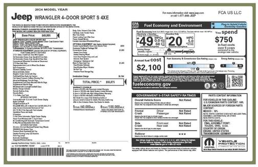 2024 Jeep Wrangler 4xe Sport S