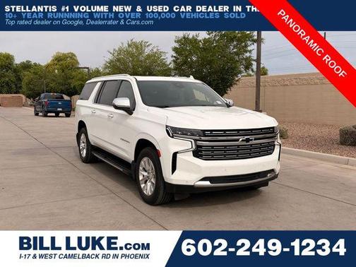 Summit White 2023 Chevrolet Suburban Premier