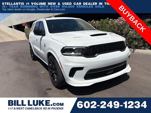 White Knuckle Clearcoat 2021 Dodge Durango SRT Hellcat AWD