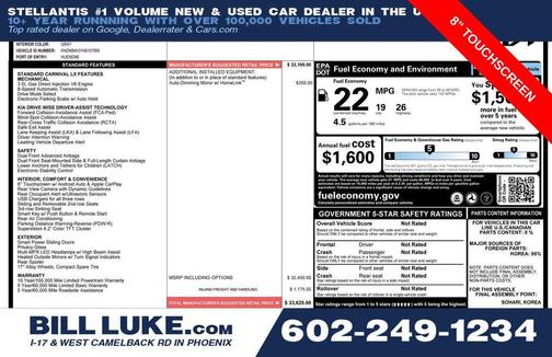 Silky Silver 2022 Kia Carnival LX