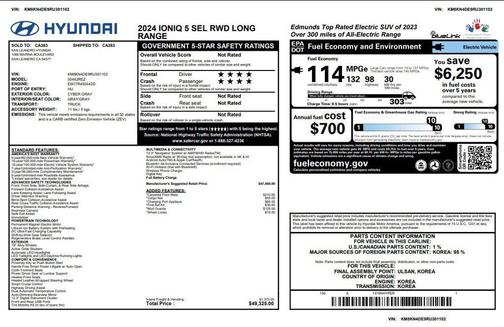 Cyber Gray 2024 Hyundai IONIQ 5 SEL