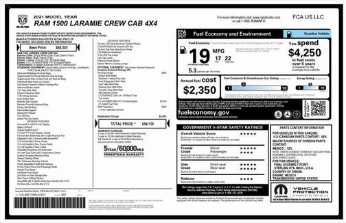 2021 RAM 1500 Laramie