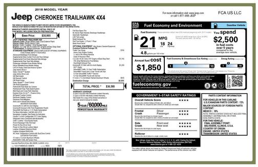 2018 Jeep Cherokee Trailhawk