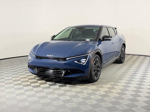 Midnight Lake Blue 2025 Kia EV6 Wind