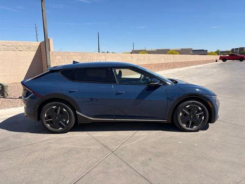 Midnight Lake Blue 2025 Kia EV6 Wind