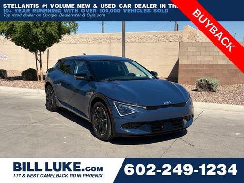 Midnight Lake Blue 2025 Kia EV6 Wind
