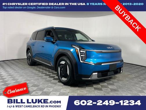 Ocean Blue 2025 Kia EV9 Wind