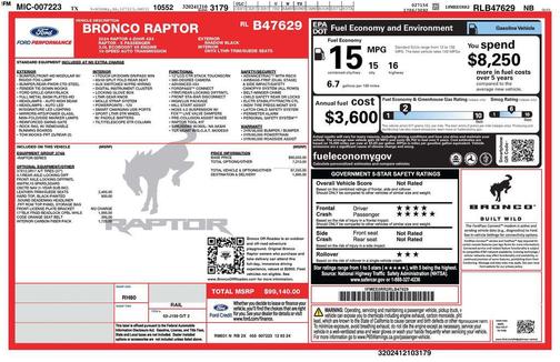 2024 Ford Bronco Raptor