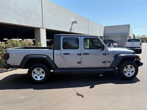 Billet Silver Metallic Clearcoat 2020 Jeep Gladiator Sport S